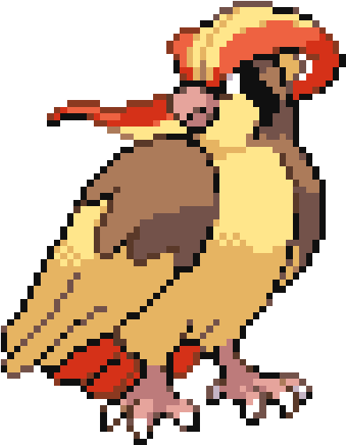 12kib, - Pidgeot Sprite Clipart (600x600), Png Download