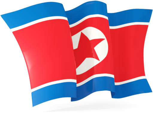North Korea Flag 3d Waving - North Korea Flag Waving Clipart (640x480), Png Download