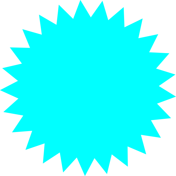 Blue Sun Star Clip Art At Clker - Special Offer Icon Png Transparent Png (600x600), Png Download