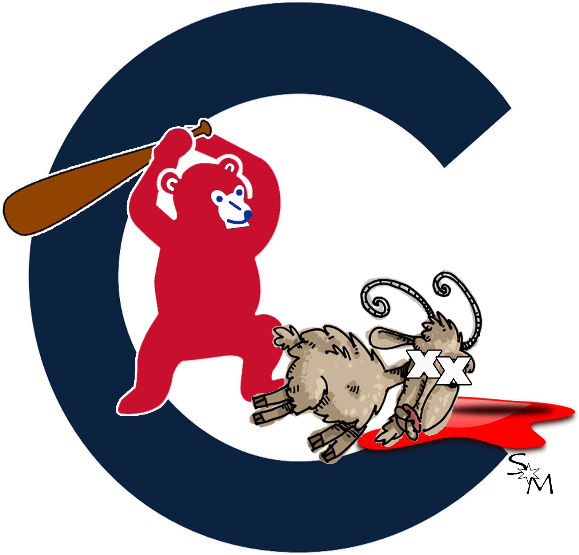 Garyleetee - Chicago Cubs 100 Wins Clipart (2000x2000), Png Download