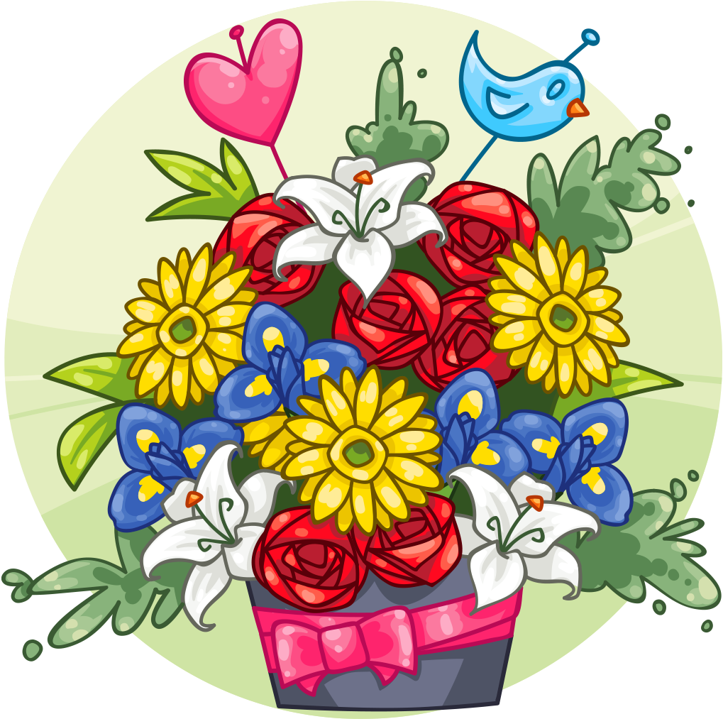 Unique Items Bouquet Clipart Full Size Clipart (1608128) PinClipart