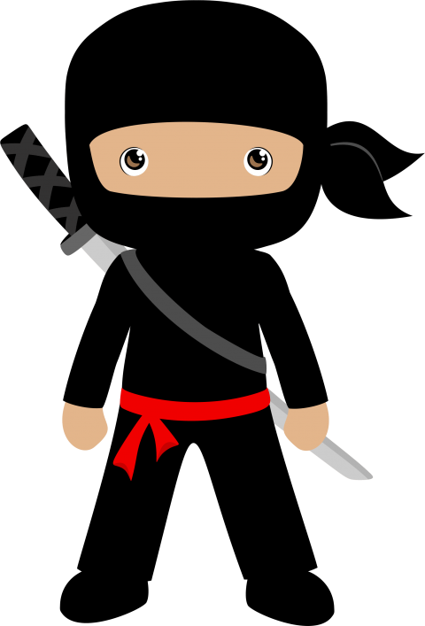 Free Png Ninja Png Images Transparent - Kid Ninja Clipart (480x707), Png Download