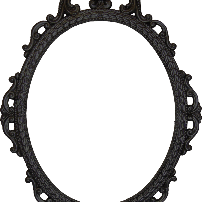 Free Digital Antique Photo Frames - Señor Y Señora Adams Clipart (680x680), Png Download