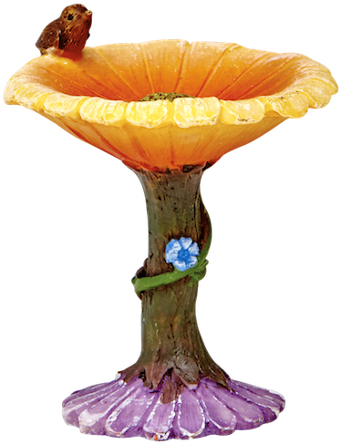 Flower Bird Bath 1 Irish Fairy Door Company Oob Fd554278 - Fairy Door Clipart (1200x848), Png Download