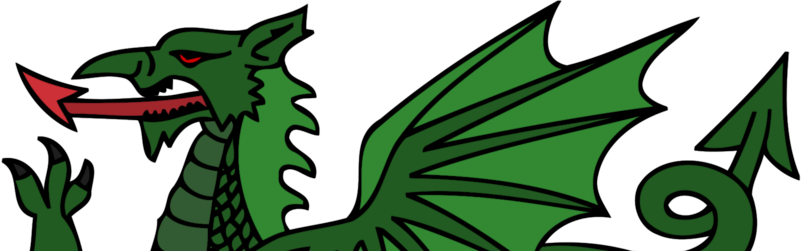 Geoff Holder / Geoff Dupuy-holder - Wales Flag Clipart (1920x499), Png Download