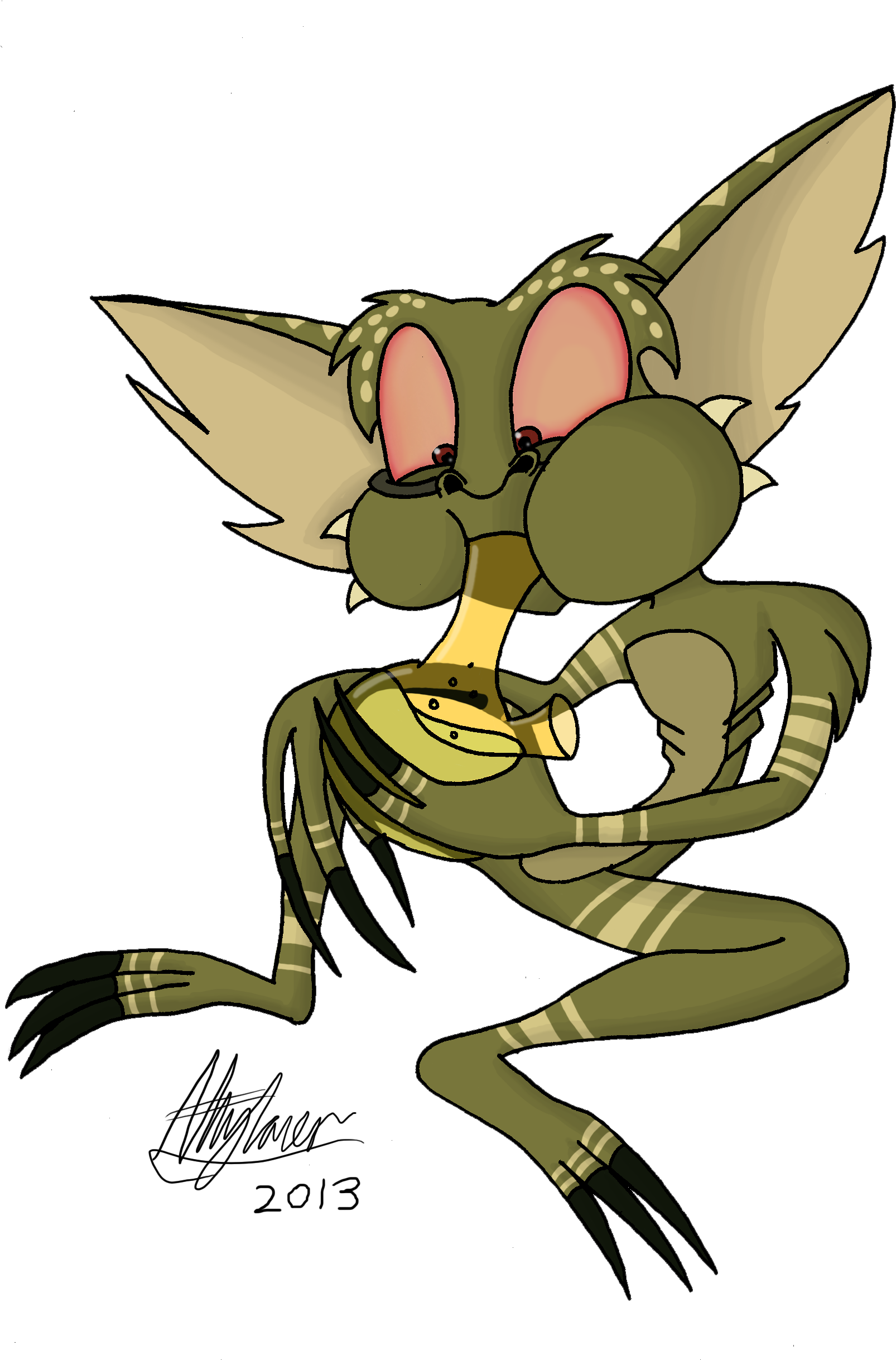 Stoned Gremlin - Stoned Gremlin Productions Clipart (1769x2514), Png Download