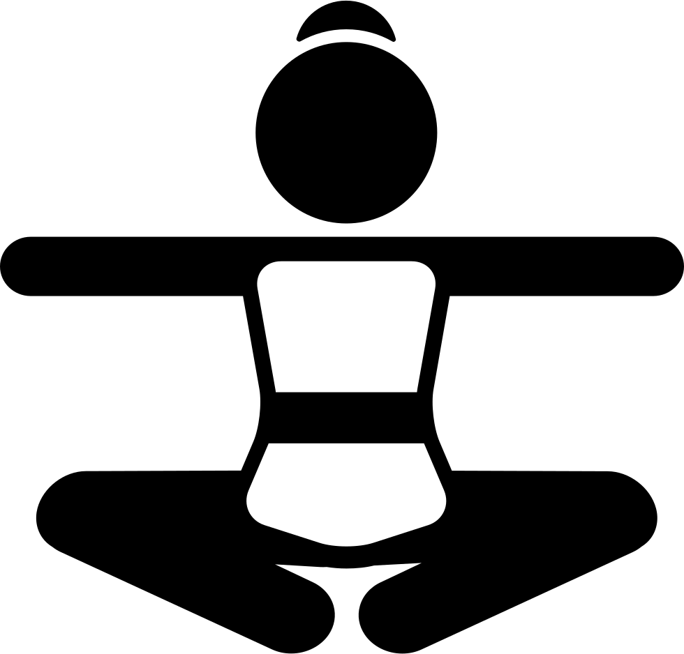 Girl Stretching Arms - Vector Piernas Abiertas Png Clipart (980x938), Png Download