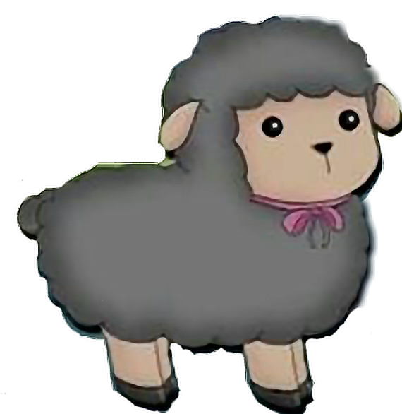 Dolly Lyna Ovejas Sheep Tierno Cute - Dolly Lyna Clipart (570x586), Png Download