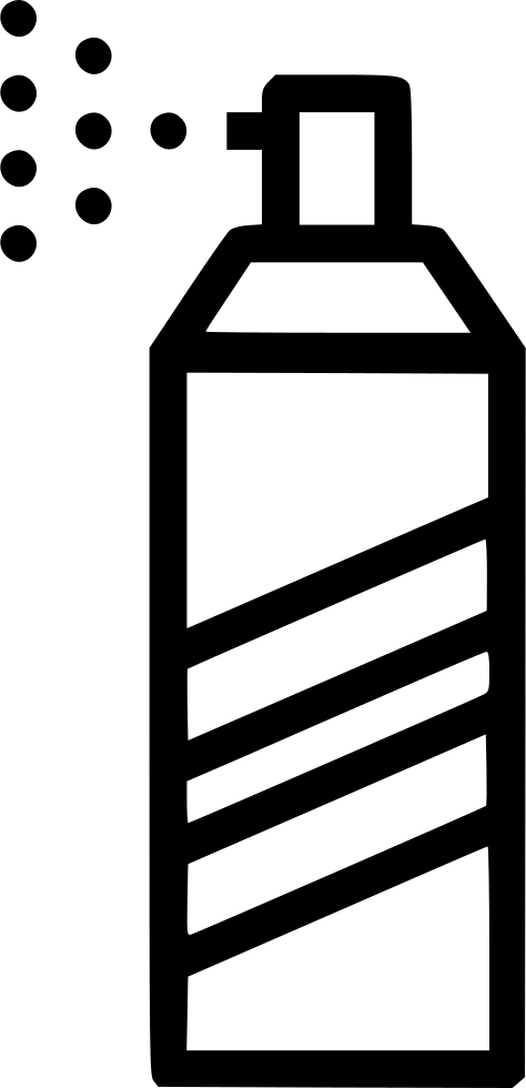 Job Spray Color Coloring Fill Svg Png - Paint Job Icon Clipart (474x980), Png Download