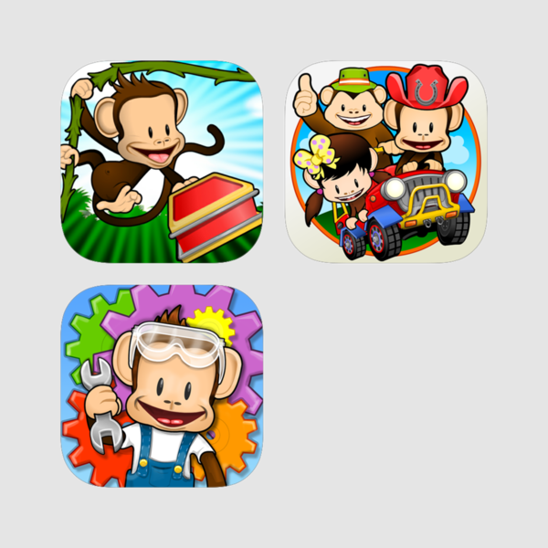 Monkey Preschool Learning Pack On The App Store - Monkey Preschool Lunchbox Clipart (600x600), Png Download