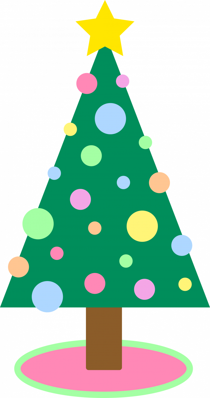 Clipartchristmas Medium Size Of Christmas Tree - Cute Christmas Tree Cartoon - Png Download (728x1378), Png Download