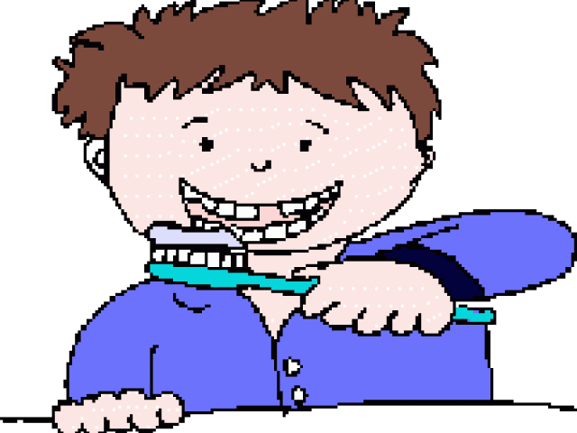 Brush Teeth Clipart Gif - Png Download (640x480), Png Download