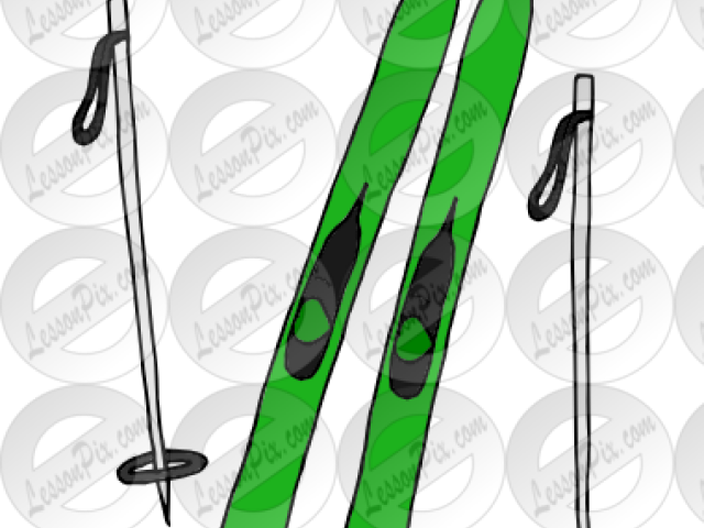 Skis Clipart - Ski - Png Download (640x480), Png Download