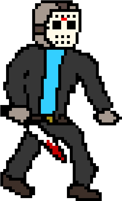 Possesed Jason - Skateboarding Clipart (510x720), Png Download