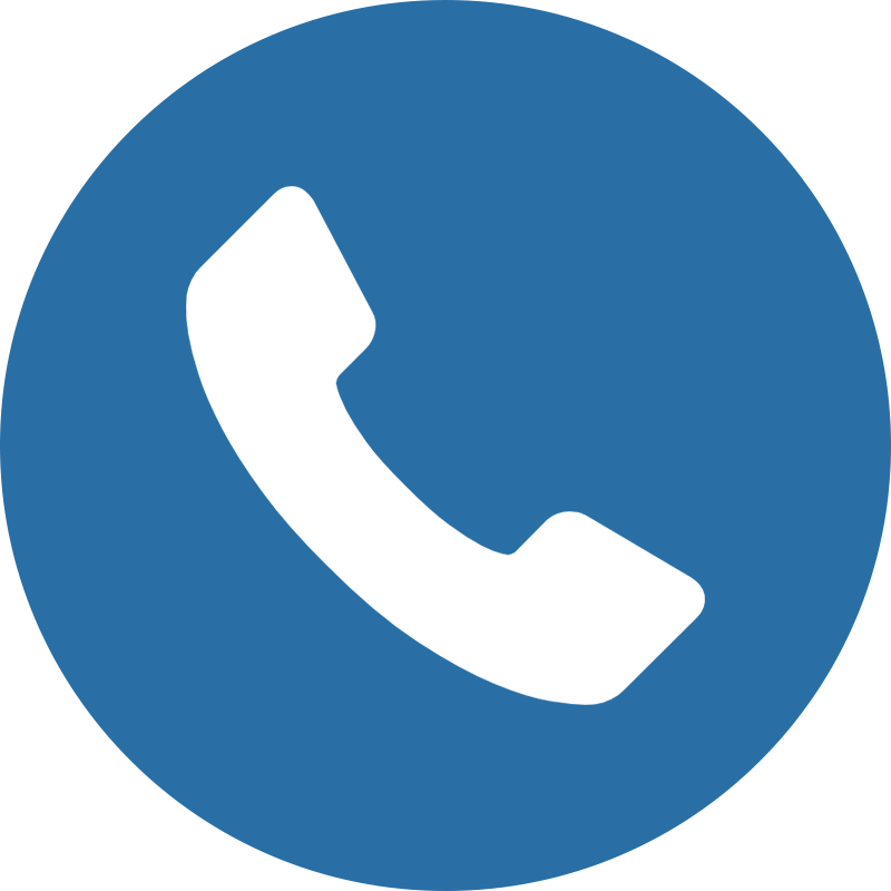 215 - 343 - - Phone Icon Blue Png Clipart (800x800), Png Download