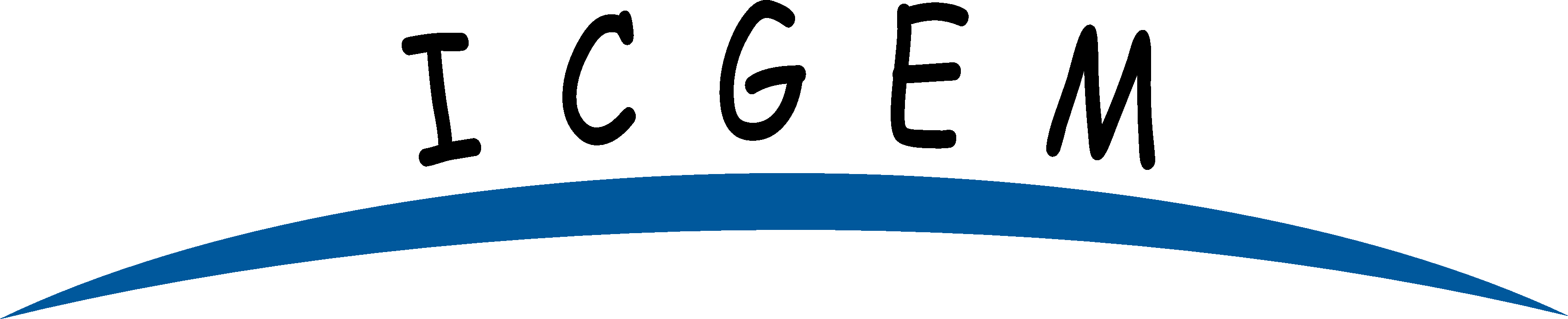 International Centre For Global Earth Models - Gravity Clipart (3396x691), Png Download