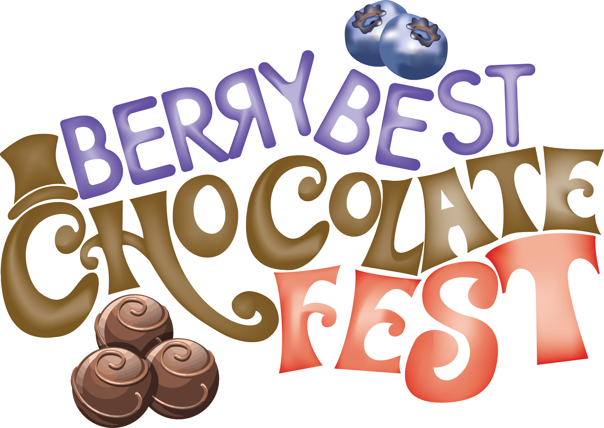Berry Best Chocolate Fest - Chocolate Clipart (2043x1451), Png Download