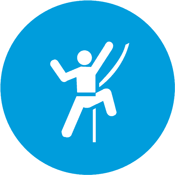 Jh Ropes Course Icon 01taylor King2017 10 17t16 - Close Icon Blue Png Clipart (600x600), Png Download