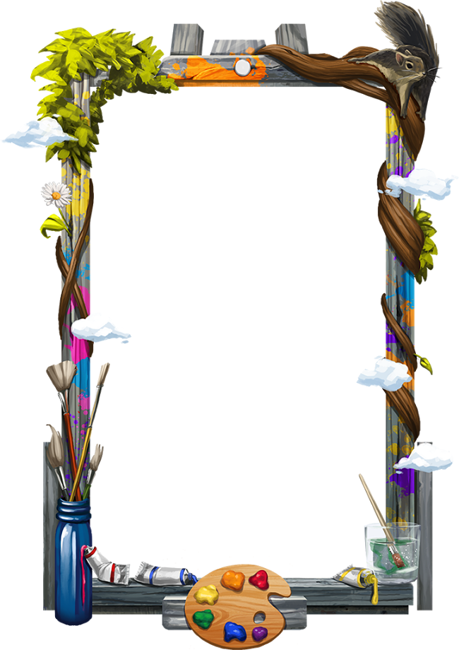 Sylvanus Won The Honor Of The Bob Ross Skin Because - Artist Clipart (650x920), Png Download