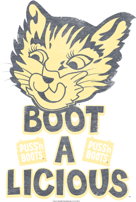 Puss N Boots Boot A Licious T-shirts For Men Women Clipart (600x915), Png Download