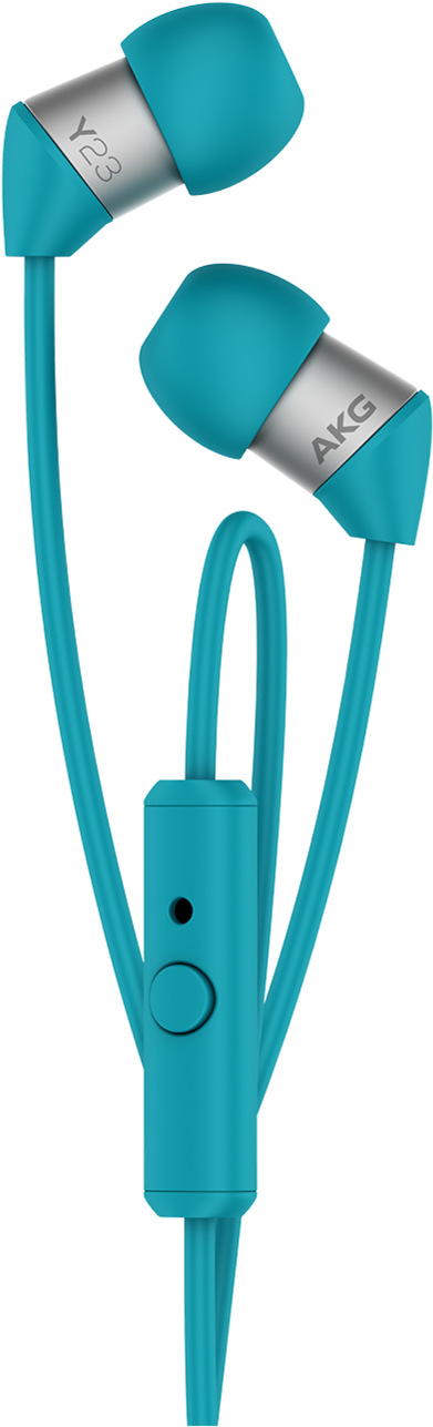 The Smallest In-ear Headphones With Universal Remote - Akg Y23u Red Clipart (1605x1605), Png Download