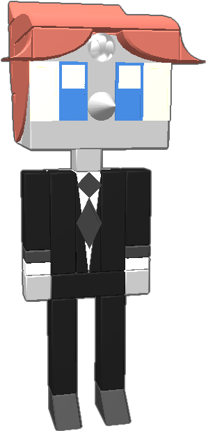 And If You Look To Your Left, You See A Sharply Dressed - Cartoon Clipart (768x768), Png Download