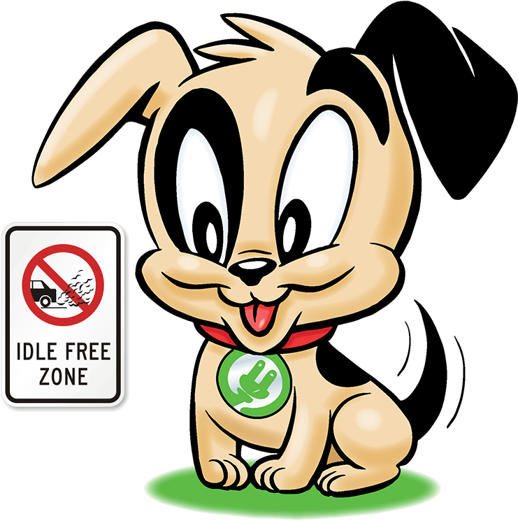 Employee Clipart General Public - Roadtrafficsigns Idle Free Zone With Graphic Sign 18 - Png Download (840x851), Png Download