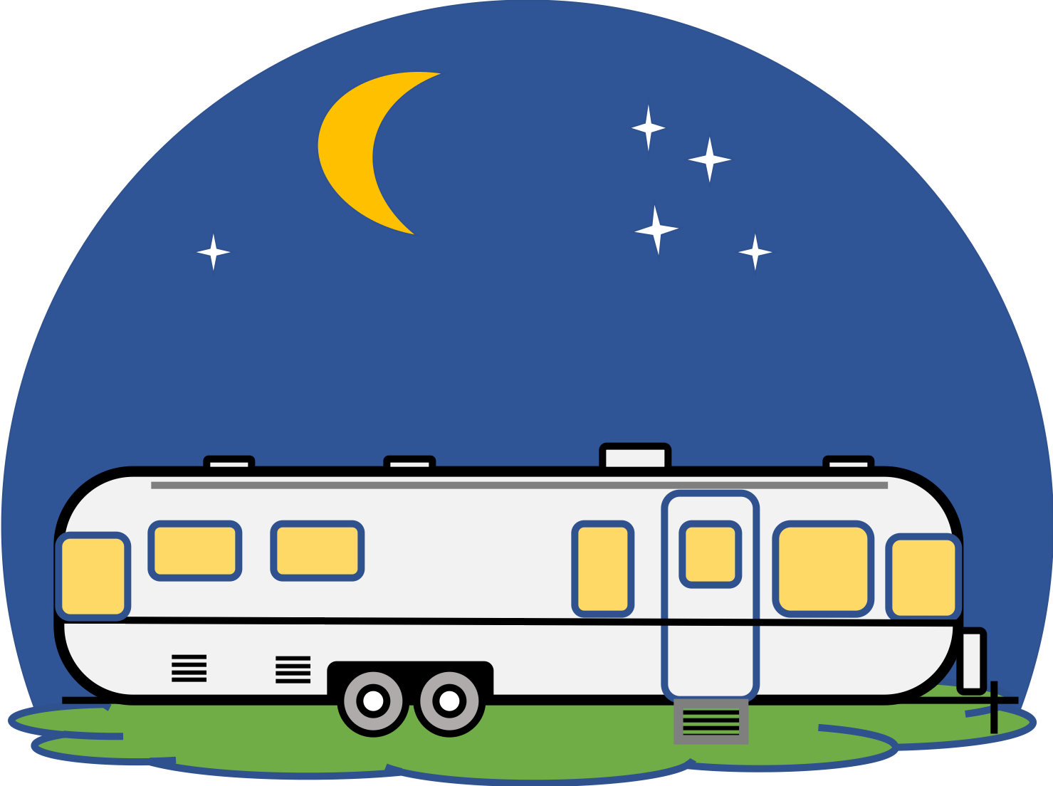 's Photo At Airstream - Airstream Clipart (1479x1104), Png Download
