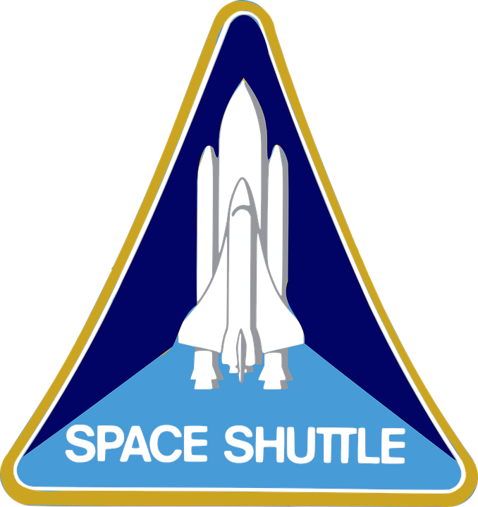 Rocketship Picture 14, Buy Clip Art - Space Shuttle Program Logo - Png Download (678x720), Png Download