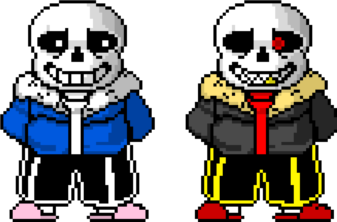 Sans Meets Uf Sans - Fun Undertale Style Drawstring Bag - White/one Size Clipart (1200x750), Png Download