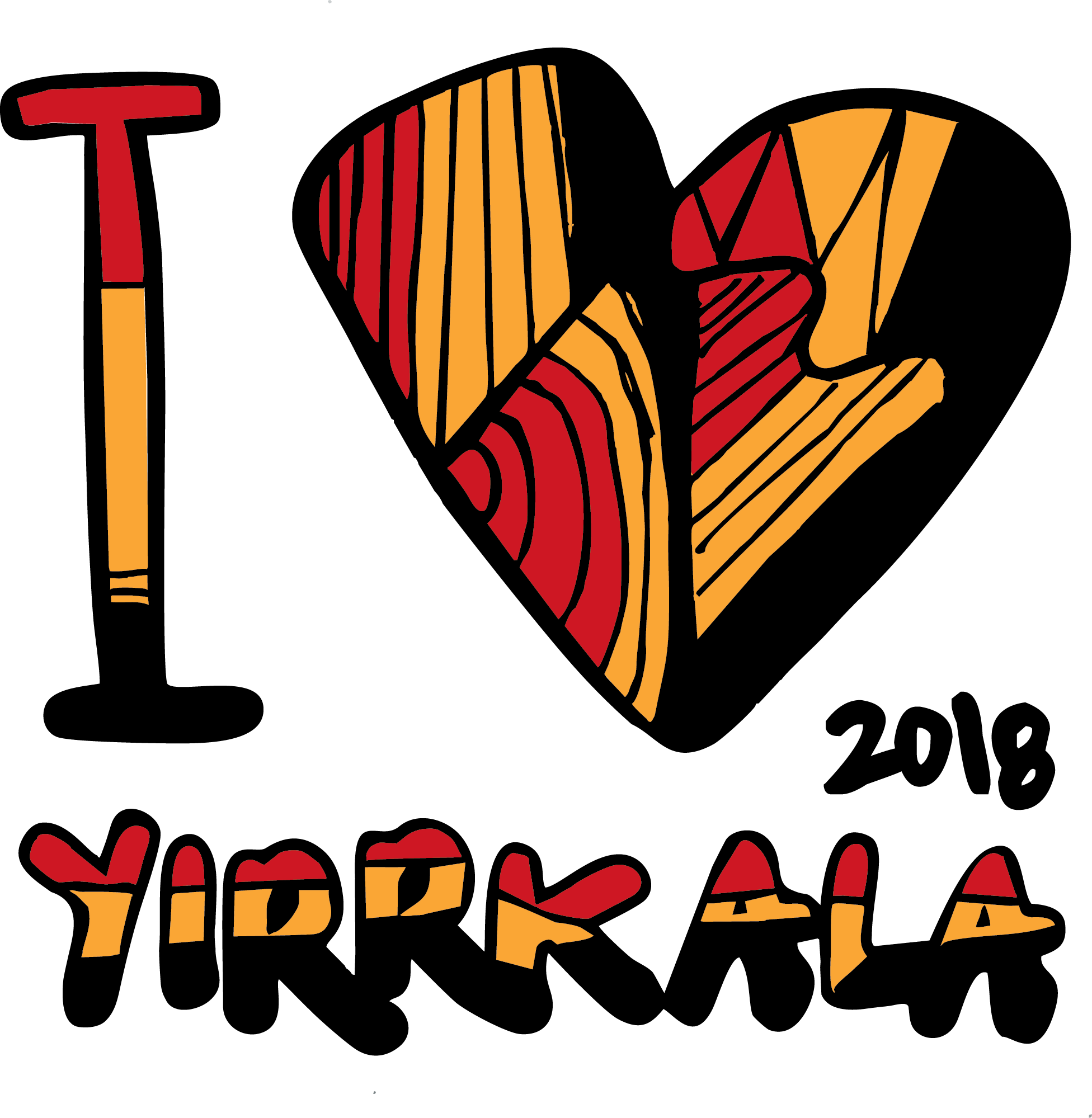 'i ❤ Yirrkala' Festival Announced Clipart (1952x1999), Png Download