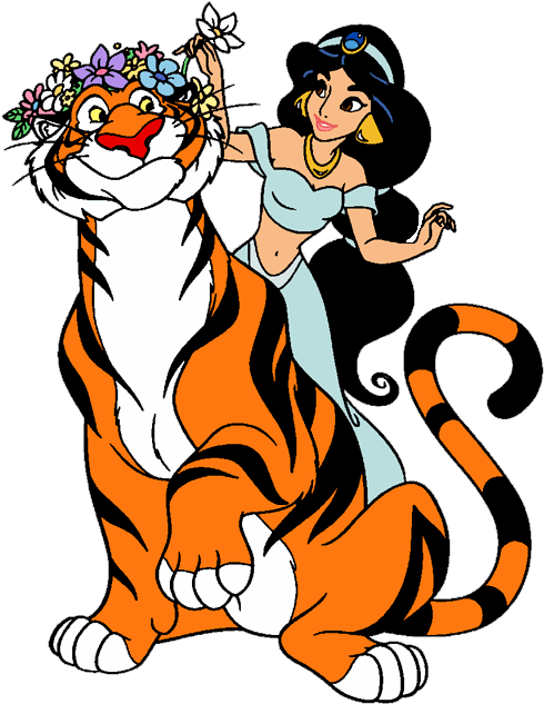 Raj Clipart Clipground Aladdin Movie Clip Art Aladdin - Jasmine Sidekick - Png Download (500x641), Png Download