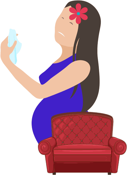 Cough, Cold Or Flu Clipart (500x705), Png Download