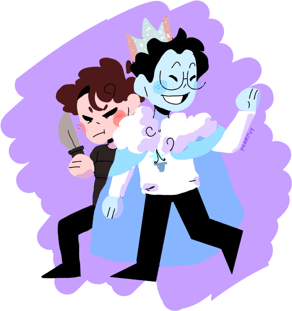 Dan Vs Phil Hast End'd - Cartoon Clipart (1280x1280), Png Download