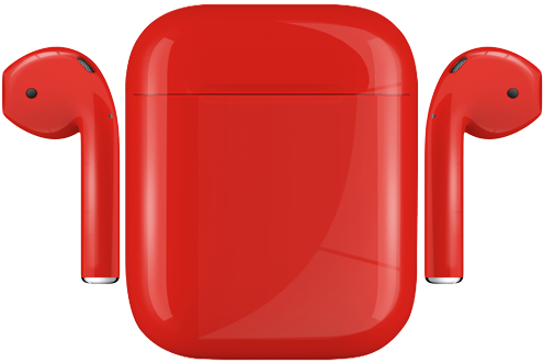 Apple Airpods Painted Special Edition, Ferrari, Gloss - سماعات ابل لون وردي Clipart (600x550), Png Download