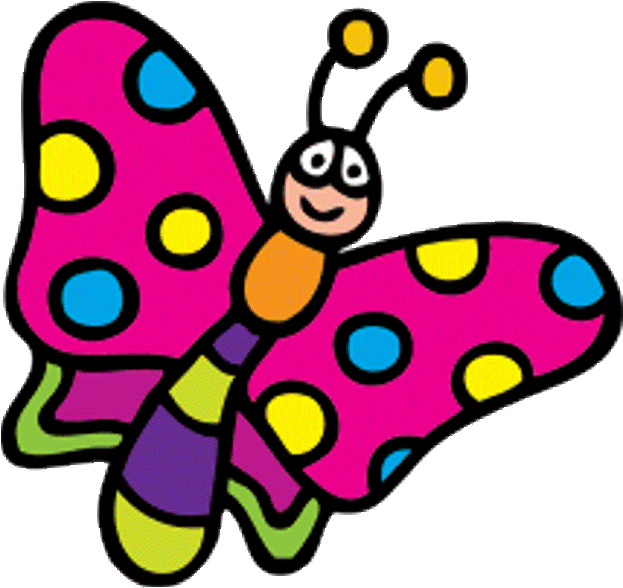 Una Bella Mariposa - Free Images Of Cartoon Butterflies Clipart (641x600), Png Download