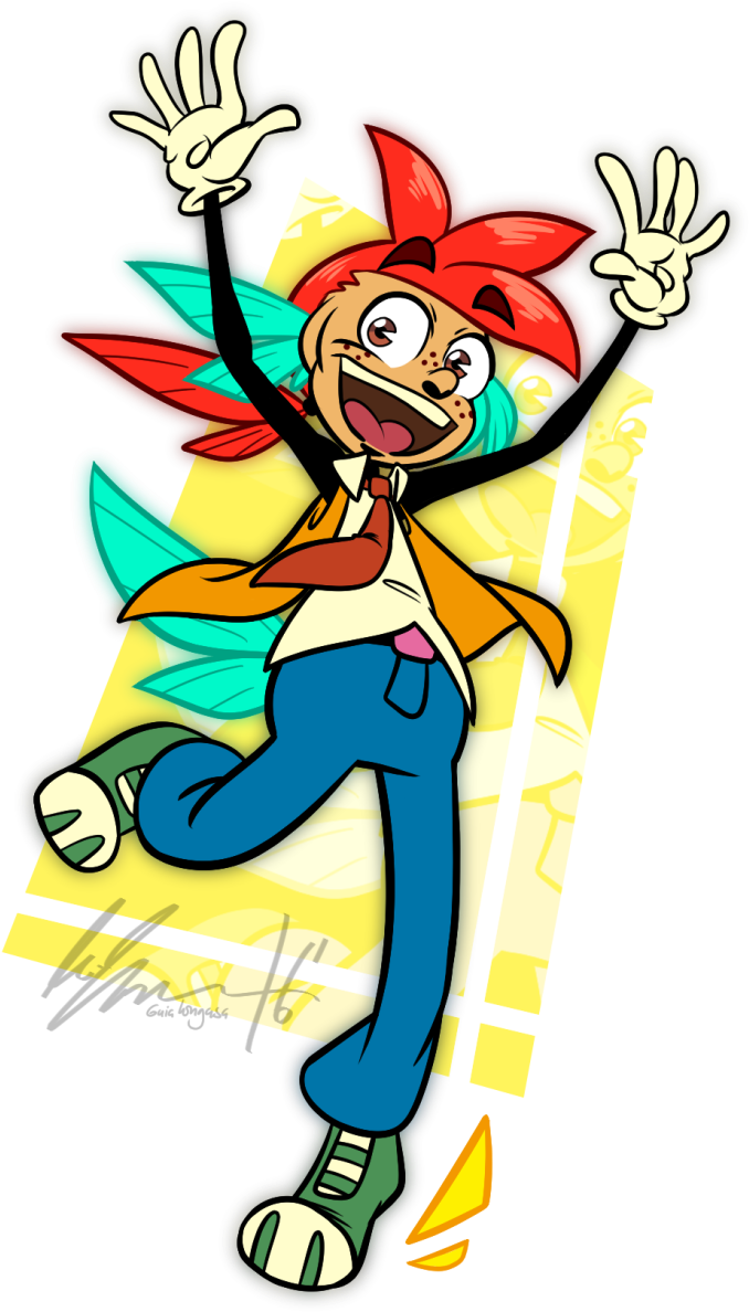 Bubbles Hayase Dood - Cartoon Clipart (719x1247), Png Download