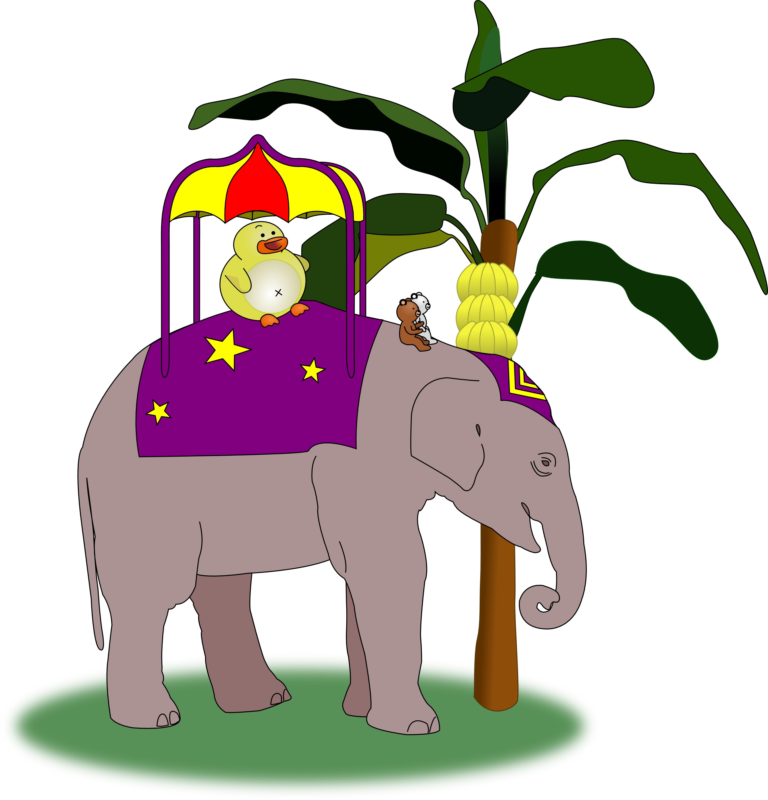 The Quest For The Perfect Kheer - Duck Riding An Elephant Clipart (2674x2784), Png Download