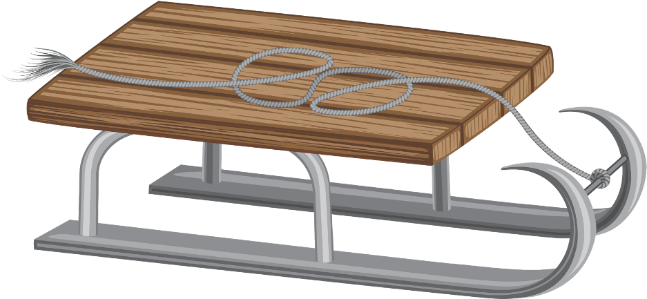 Sled Png Clipart (994x480), Png Download