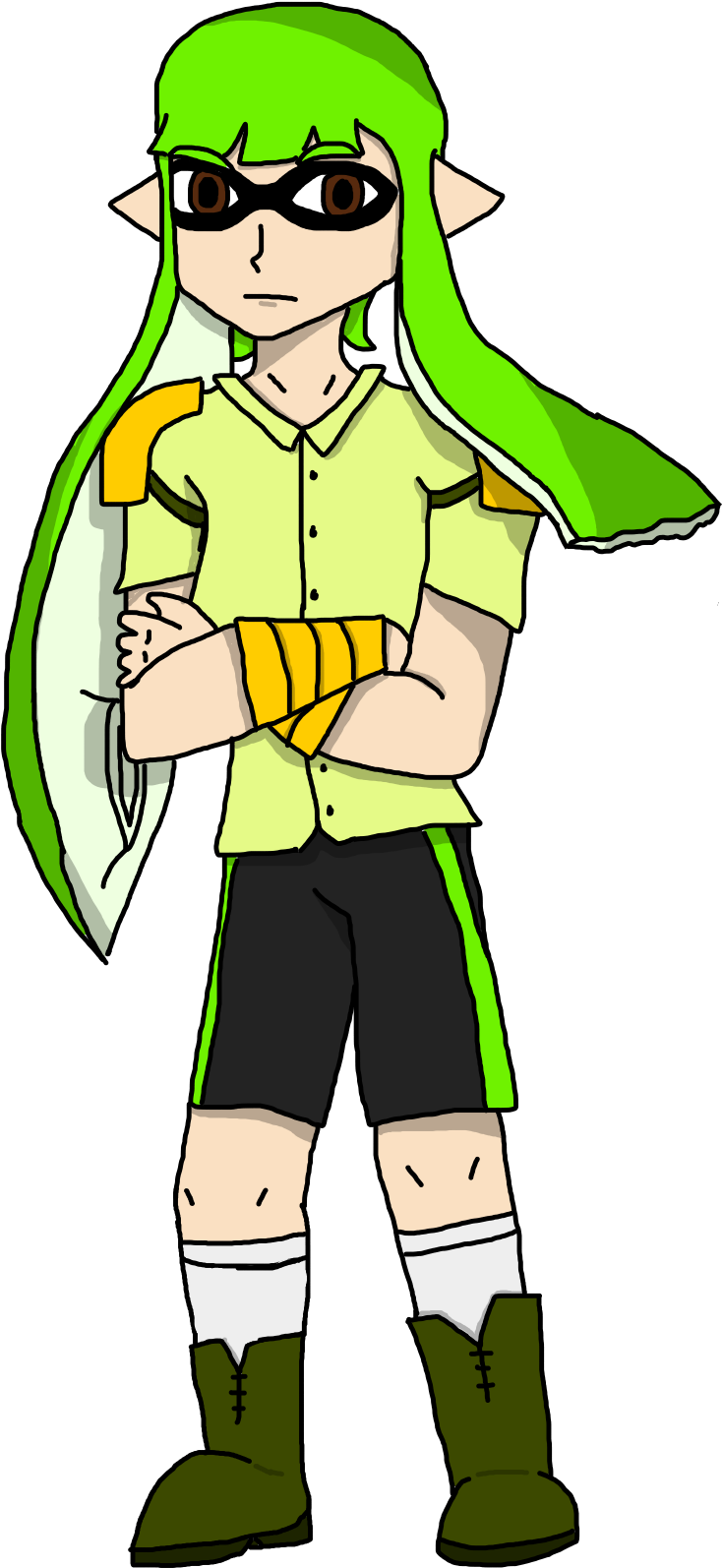 Inkling Ascension Maria - Portable Network Graphics Clipart (848x1646), Png Download