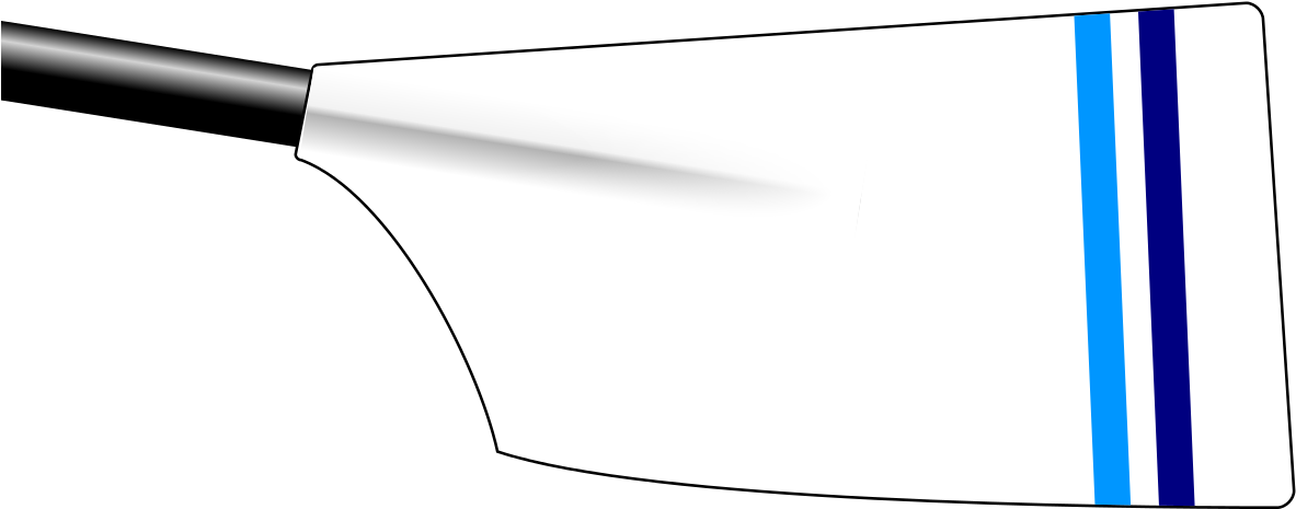 Hughes Hall Rowing Blade Clipart (1280x589), Png Download
