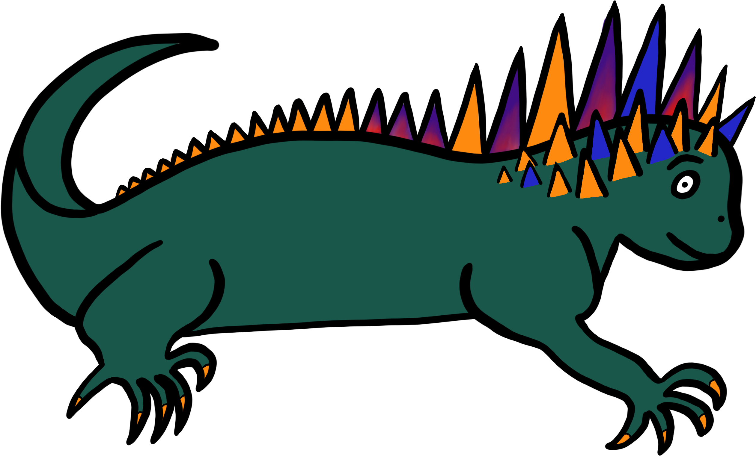 Meet Benjamin, The Marine Iguana Member Of The Endangered - Marine Iguana Clipart (2732x2048), Png Download
