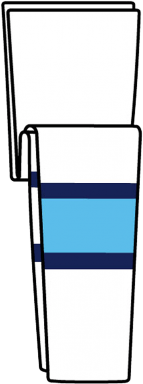 Knit Retro Nhl Pattern Socks - Ice Hockey Clipart (770x770), Png Download