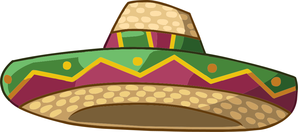 Sombrero Png - Transparent Background Sombrero Png Clipart (1132x501), Png Download