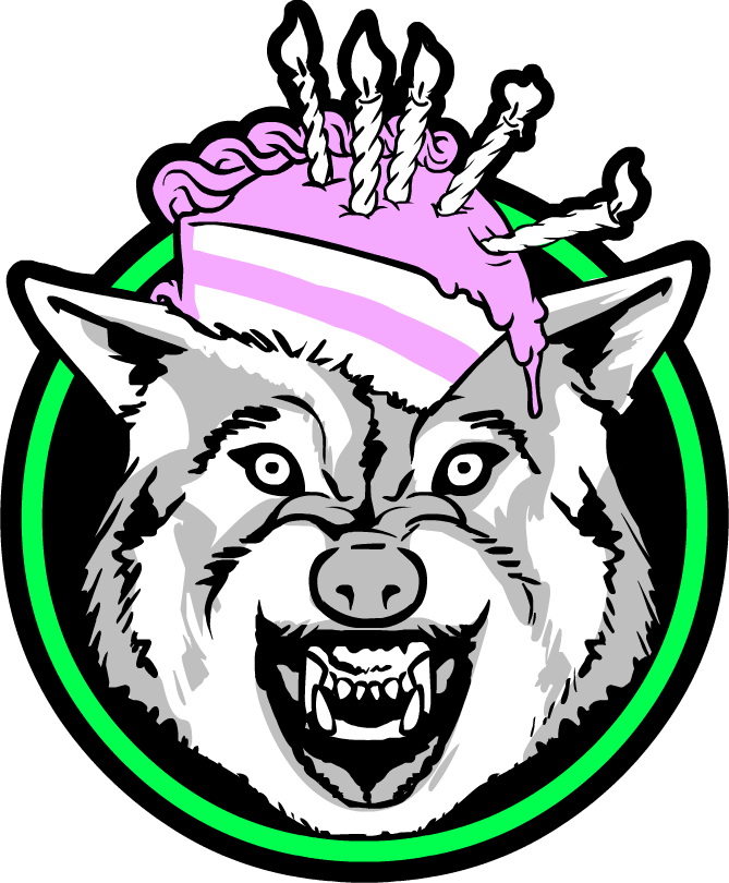 Cake Wolf Clipart (669x810), Png Download