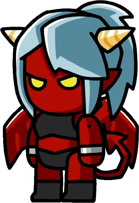 Collection Of Free Archimagus Scribblenauts Download - Scribblenauts Devil Clipart (486x709), Png Download