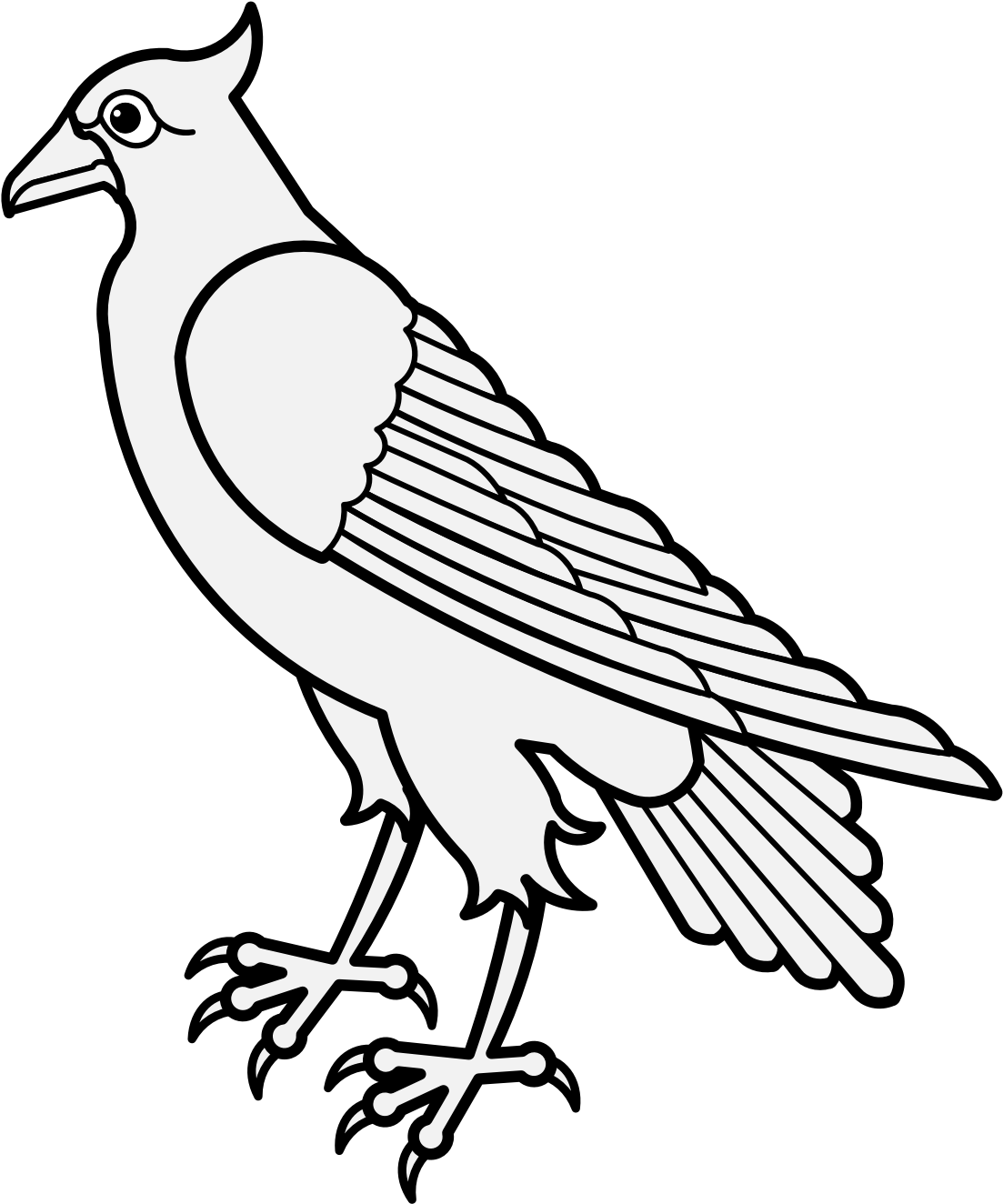 Dove Clipart Traceable - Pigeons And Doves - Png Download (1143x1344), Png Download