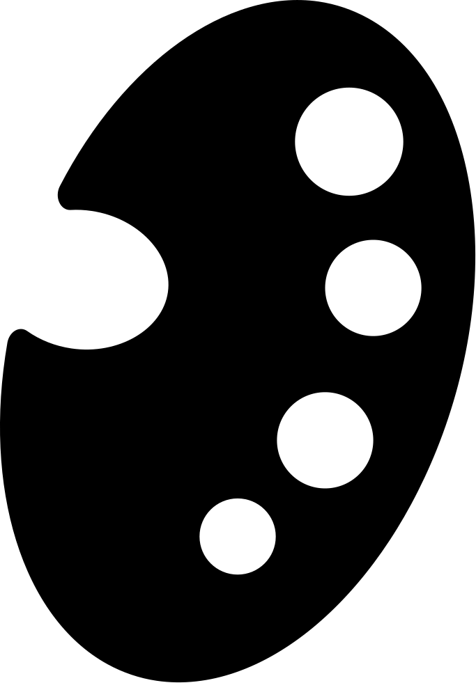 Painters Palette Tool Comments - Circle Clipart (683x981), Png Download