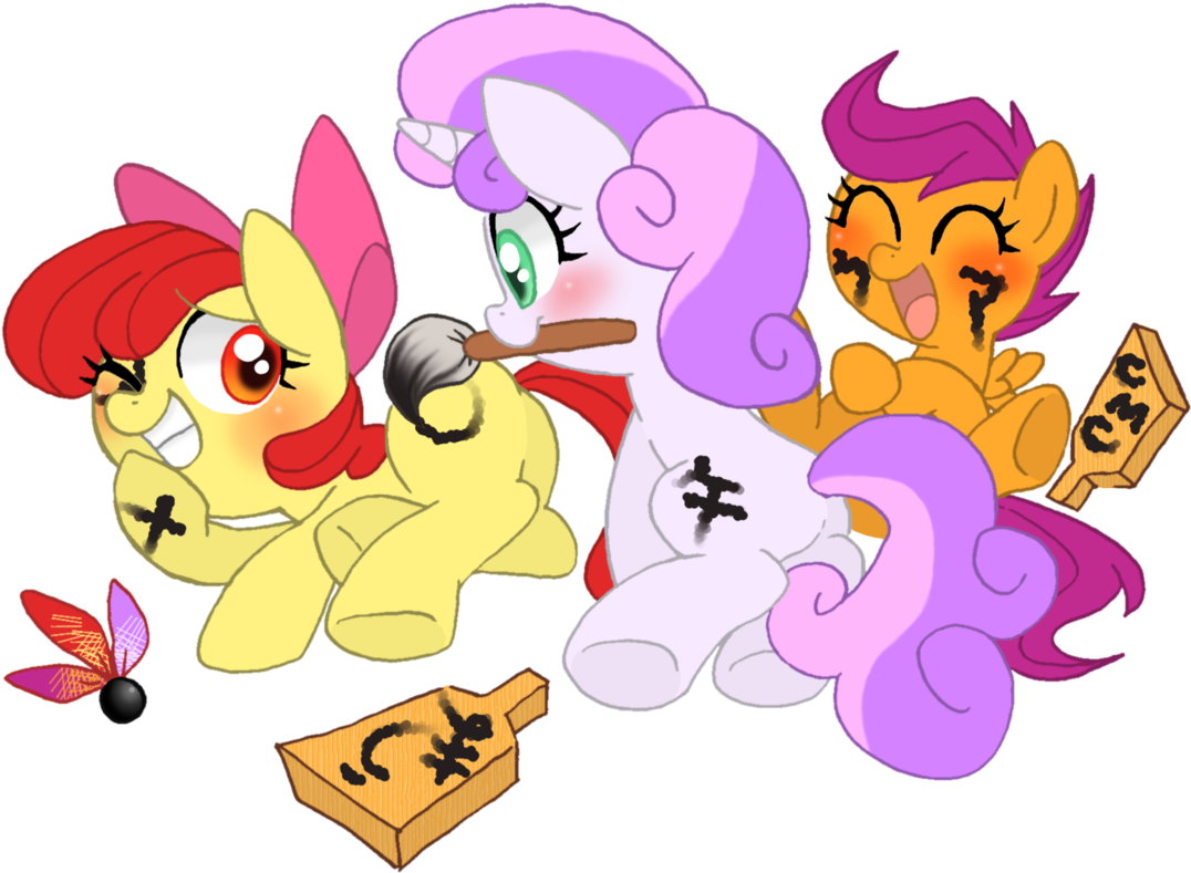 Apple Bloom, Artist - Writing Cutie Mark Clipart (1280x865), Png Download