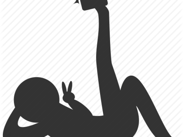 Selfie Clipart Selfy - Icon Self Portrait - Png Download (640x480), Png Download